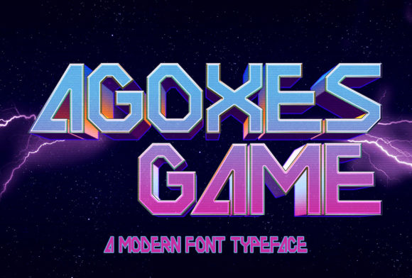 Agoxes Game Font for Bold Web Design