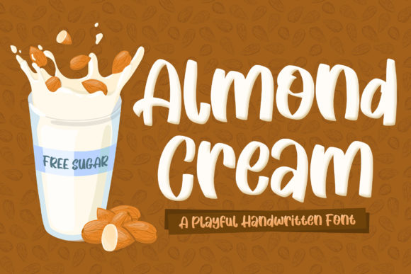 Almond Cream: A Handwritten Font for Warm and Inviting Design