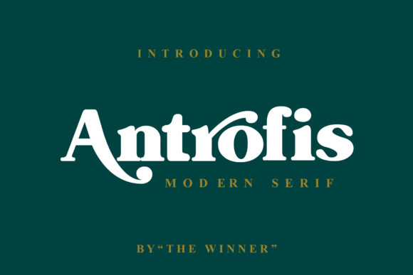 Antrofis: A Display Font That Elevates Digital Branding