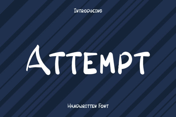 Attempt: A Joyful Display Font for Creative Branding