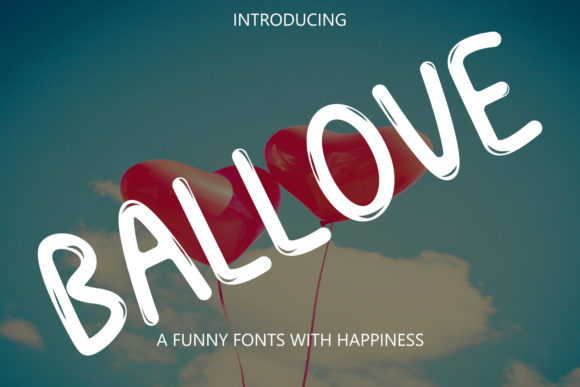 Ballove: A Display Font for Editorial Design and Creative Expression