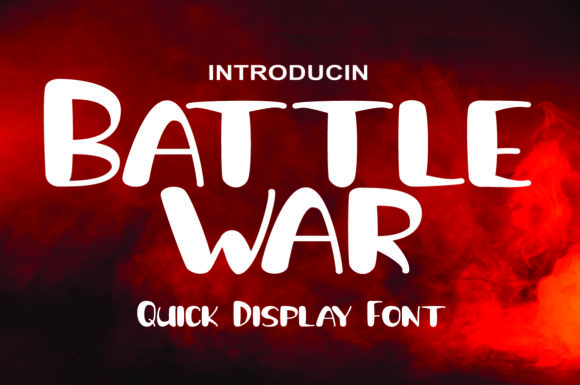 Battle War Font for Bold Digital Design
