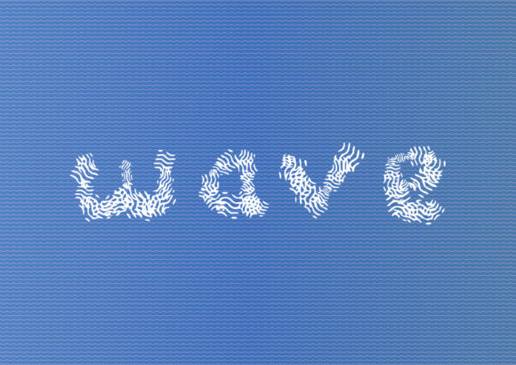 Blue Wave: A Dynamic Display Font for Creative Projects