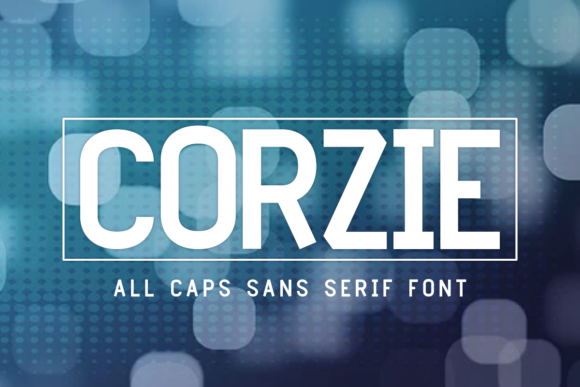 Corzie Font for Bold and Authentic Craft Creations