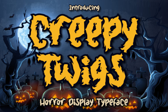 Creepy Twigs: A Unique Display Font for Web Design
