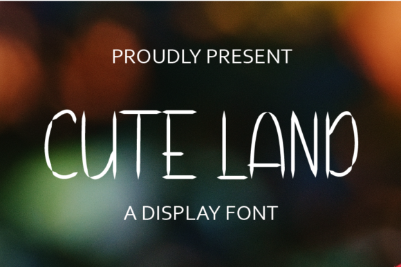Cute Land Font for Business Branding and Creative Projects