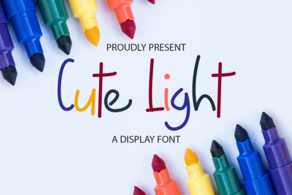 Cute Light: A Display Font for Editorial Design and Creative Branding