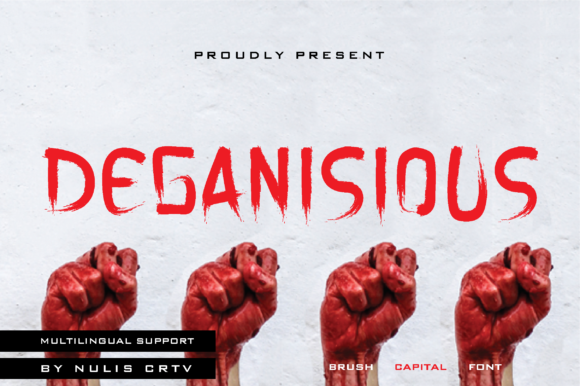 Deganisious: A Quirky Display Font for Creative Makers