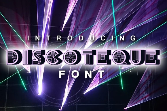 Discoteque Font for Bold Campaign Designs