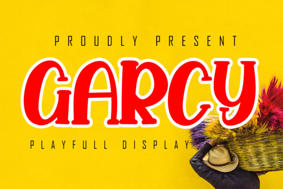 Garcy: A Whimsical Display Font for Modern Editorial Design
