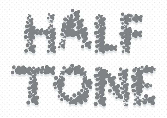 Half Tone: A Casual Display Font for Eye-Catching Digital Designs