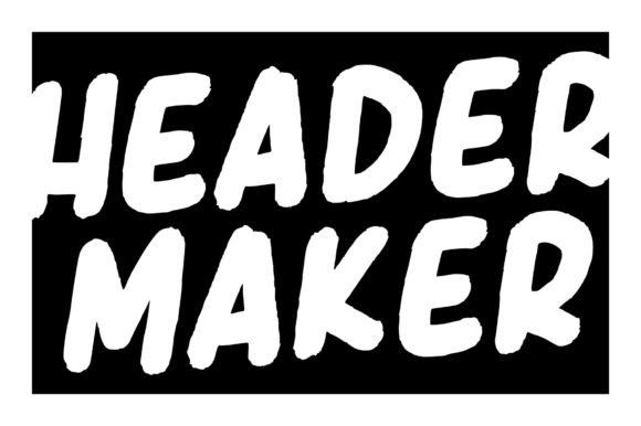 Header Maker: A Bold Display Font for Handmade Creations