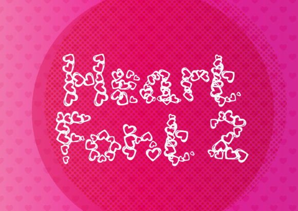 Heart 2 – A Joyful Display Font for Romantic Crafting Projects