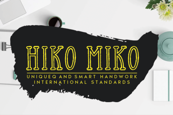 Hiko Miko Display Font for Creative Branding Projects