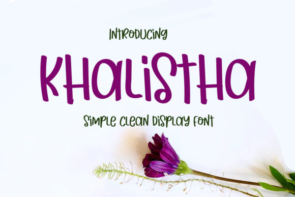 Khalistha: A Display Font for Timeless Editorial Design
