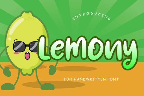 Lemony Display Font for Vibrant Editorial Design