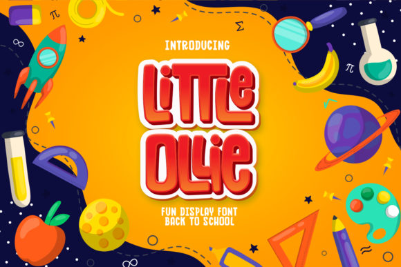Little Ollie: A Joyful Display Font for Web Designers and Digital Creators