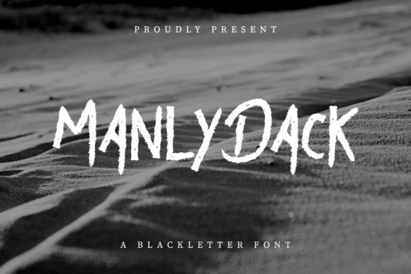 Manly Dack: A Brush-Pen Font for Editorial Design