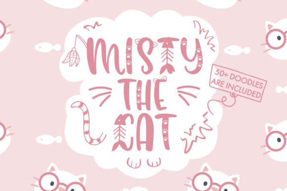 Misty the Cat Font for Creative Web Design Projects