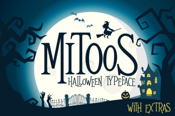 Mitoos Halloween Font for Spooky Editorial Designs