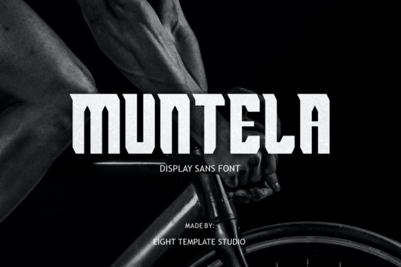 Muntela Display Font for Bold Editorial Design