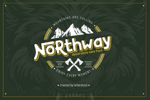 Northway: A Display Font That Elevates Every Craft Project