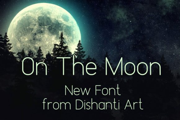 On the Moon: A Contemporary Display Font for Modern Branding