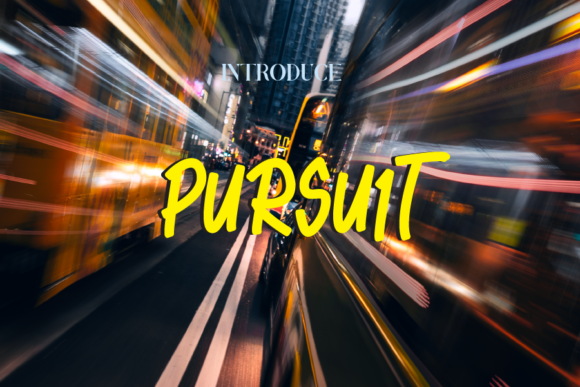 Pursuit Font for Creative Makers and Handmade Shops