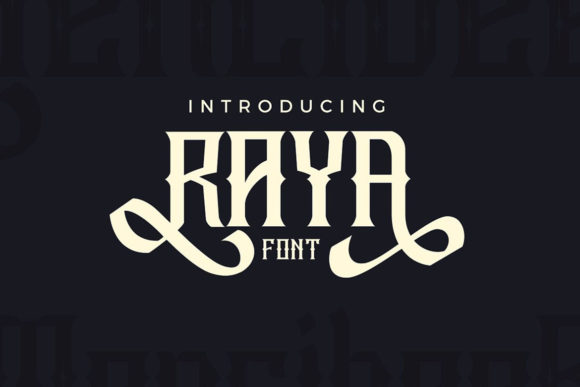 Raya Display Font for Elegant Branding and Headlines