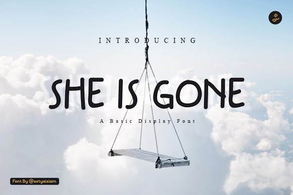 She is Gone Font for Eye-Catching Design and Branding