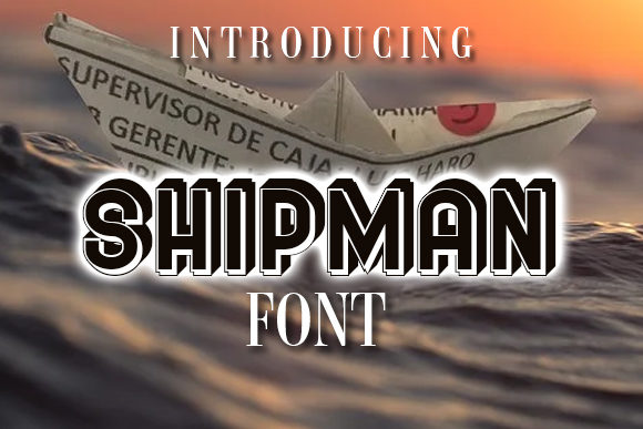 Shipman: A Bold Display Font for Editorial Creativity
