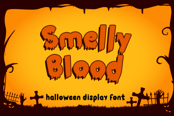 Smelly Blood: A Quirky Display Font for Bold Branding