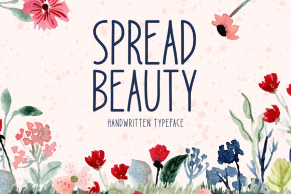 Spread Beauty: A Whimsical Font for Editorial Elegance