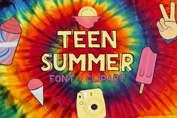 Teen Summer: A Versatile Display Font for Digital Creativity