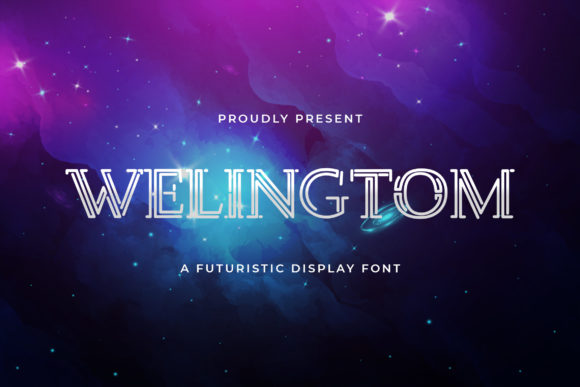 Welington: A Futuristic Display Font for Modern Branding